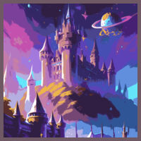 Sci-Fi Castle - Short Sleeve Tee Design