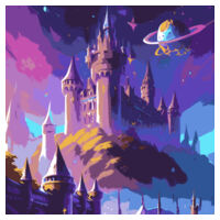 Sci-Fi Castle - Boutique Ceramic Mug Design