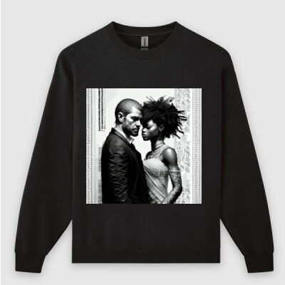 Couple 1 - Crew Neck Sweatshirt (Same Day) Thumbnail