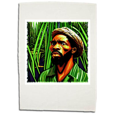 Jungle 1 - Boutique Linen Cotton Tea Towel (Best Seller) Thumbnail