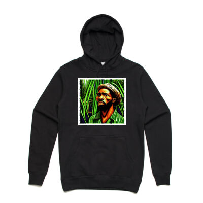 Jungle 1 - Stencil Unisex Hood Thumbnail